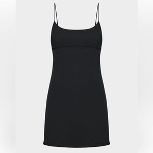 Aritzia Foxley Black Slip Mini Dress